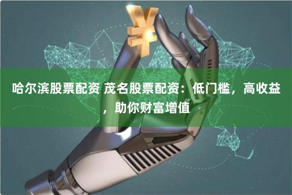 哈尔滨股票配资 茂名股票配资：低门槛，高收益，助你财富增值